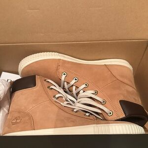 Timberland women’s  Brown and Cream Sneakers